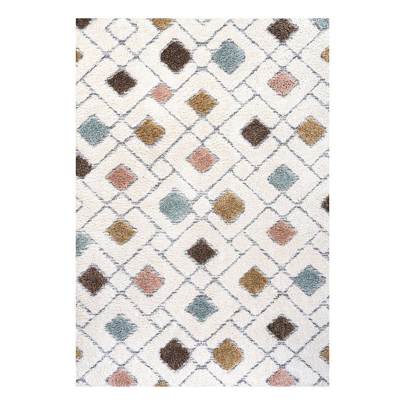 Astrid High-Low Multi Rug, Multicolor, 5X8 Ft