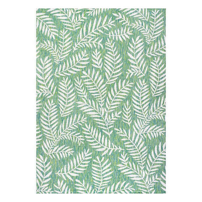 Nevis Indoor/Outdoor Rug, Green, 8X10 Ft