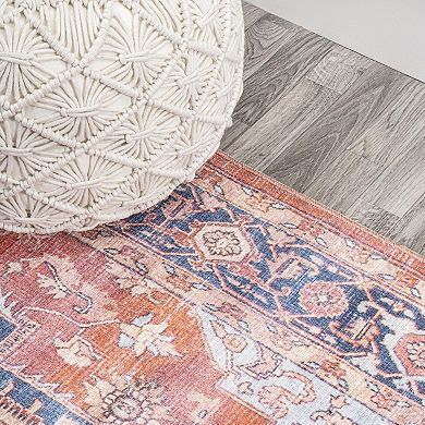 Maris Ornate Washable Rug