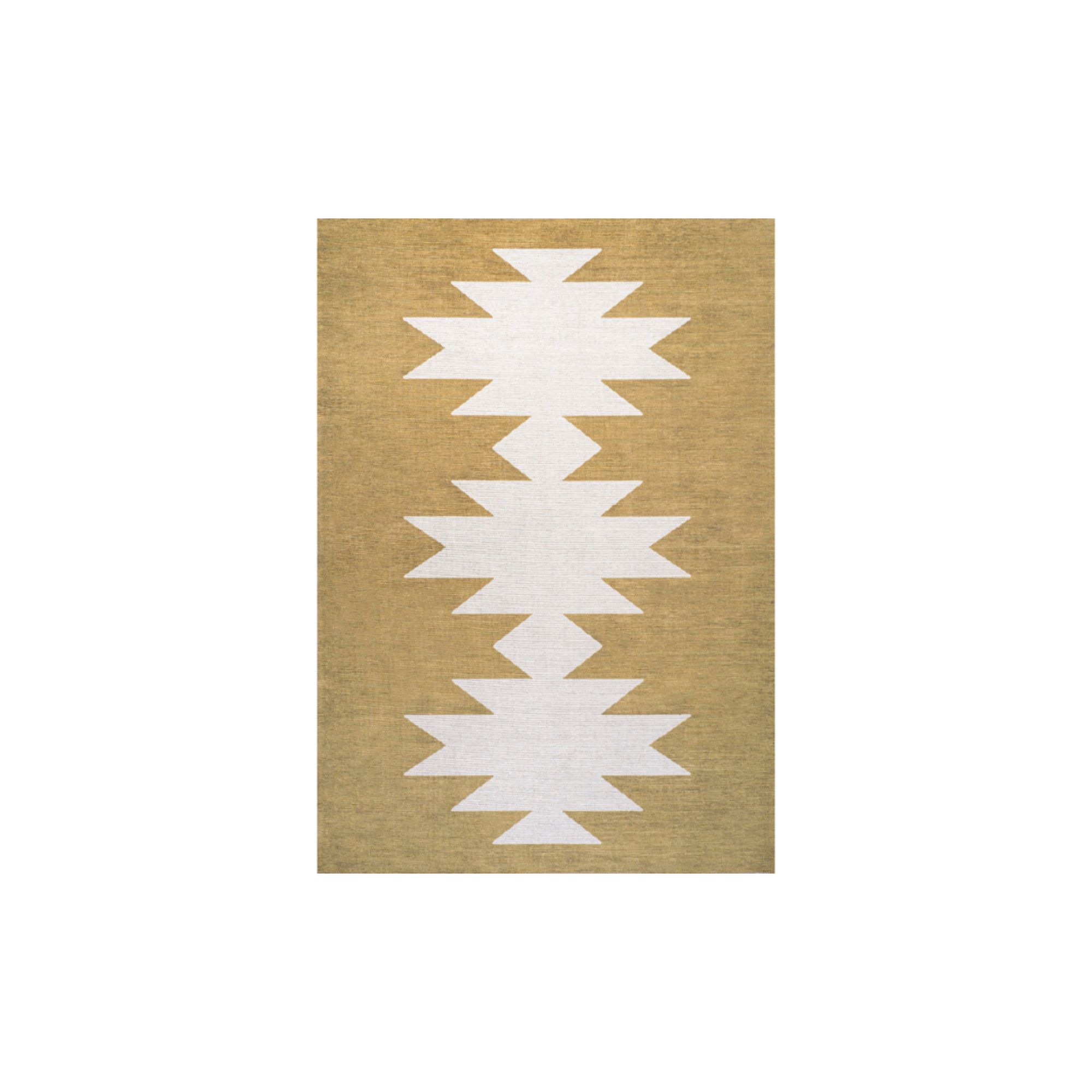 Chayton Washable Rug, Yellow Cream