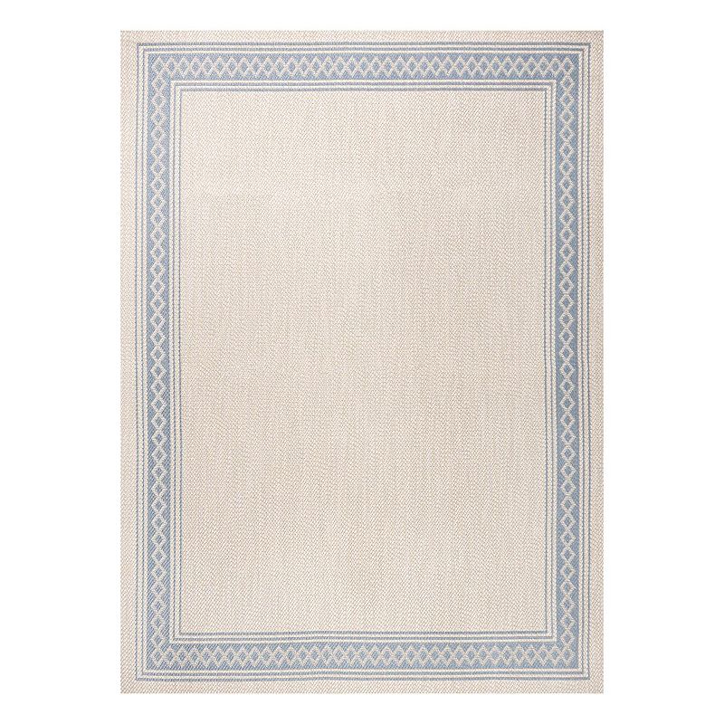 Lucia Indoor/Outdoor Rug, Beig/Green, 8X10 Ft