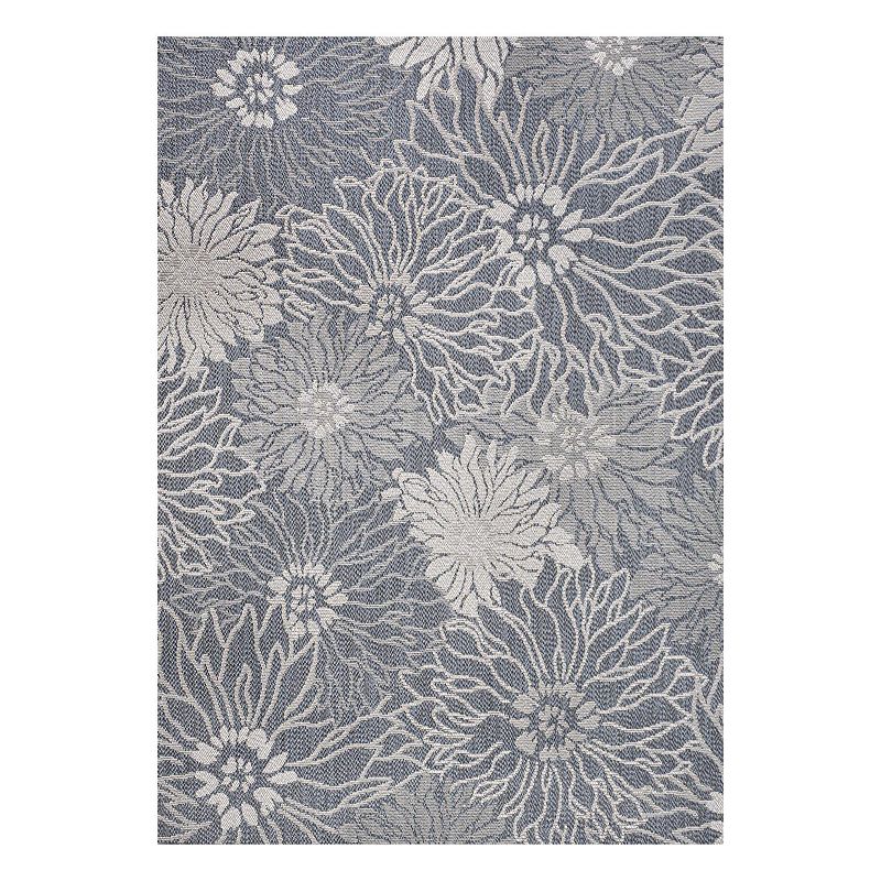 Bahamas Indoor/Outdoor Rug, Blue, 8X10 Ft