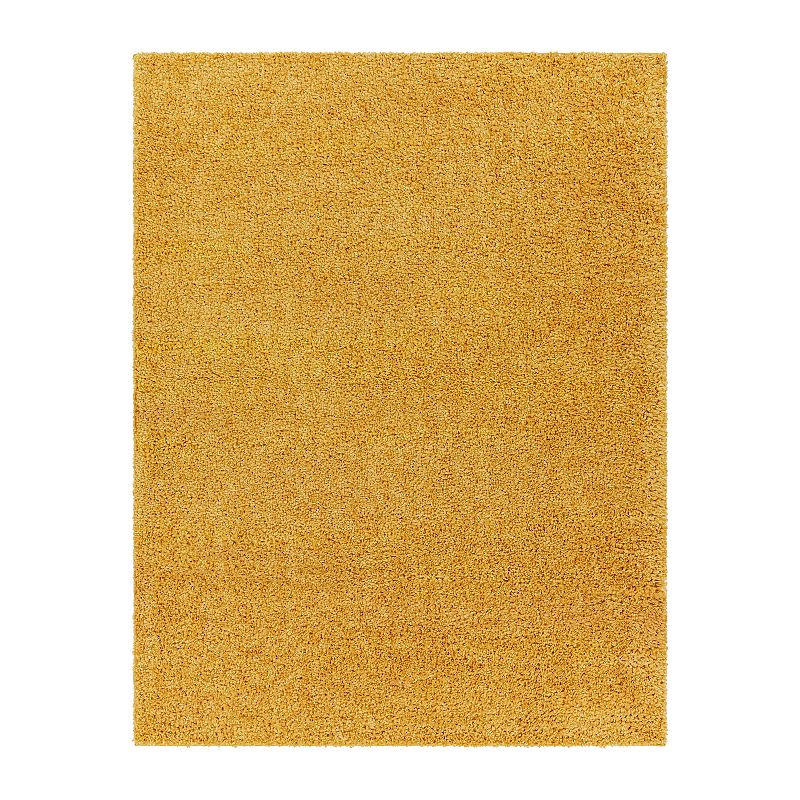 Decor 140 Diva Plush Area Rug, Yellow, 8X10 Ft