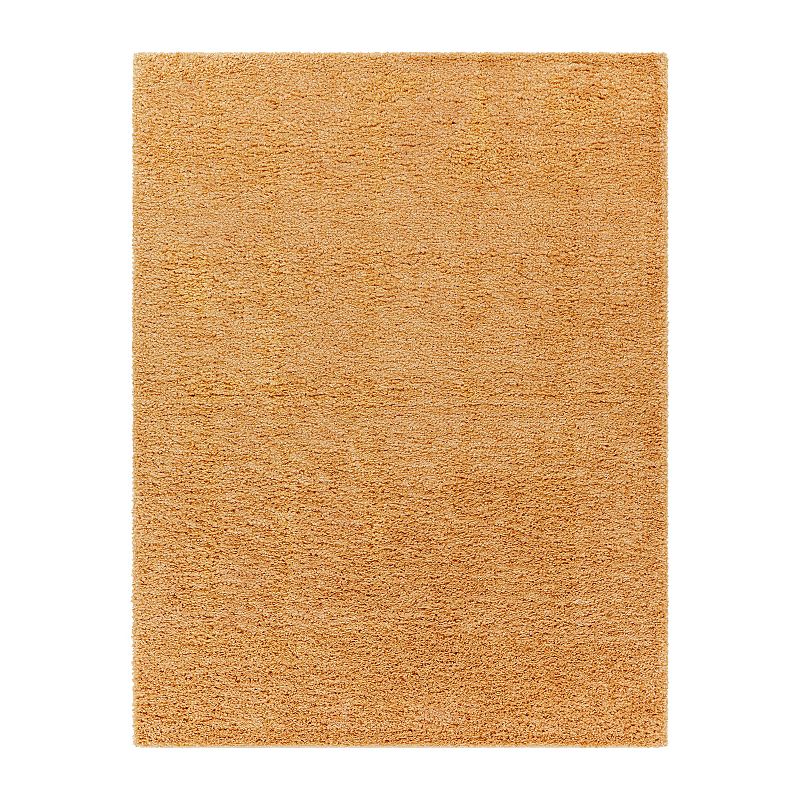 Decor 140 Diva Plush Area Rug, Yellow, 8X10 Ft