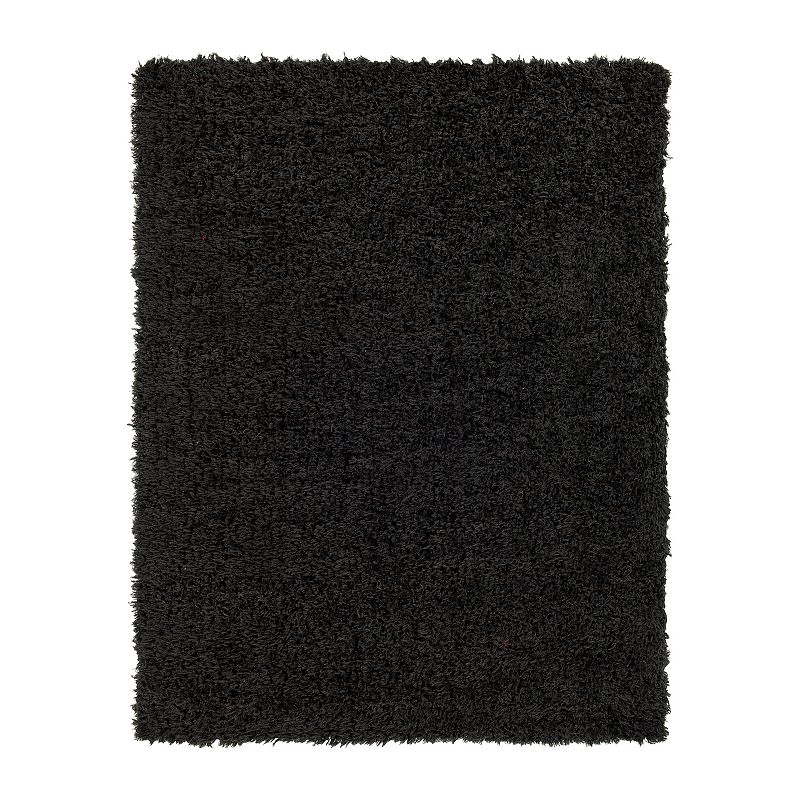 Decor 140 Apa Plush Area Rug, Black, 8X10 Ft