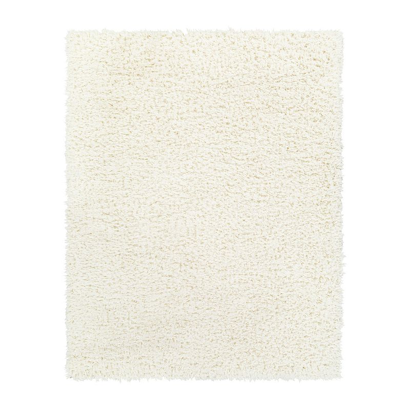 Surya Angora Modern Polyester 8  Square Rugs With Cream Finish ANG2304-710SQ