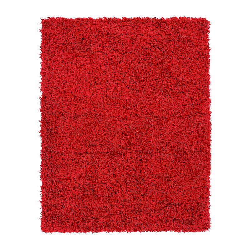 Decor 140 Apa Plush Area Rug, Red, 8X10 Ft