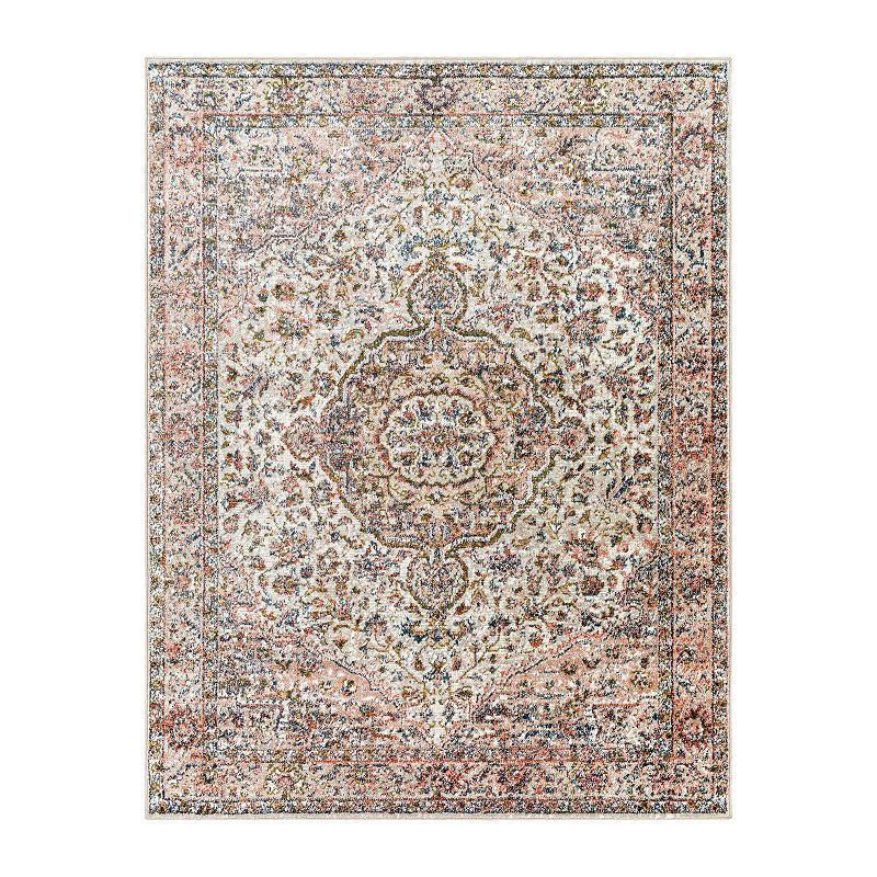 Decor 140 Dario Traditional Area Rug, Pink, 8X10 Ft