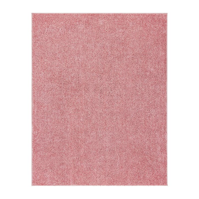 Decor 140 Adila Solid Area Rug, Pink, 8X10.5 Ft