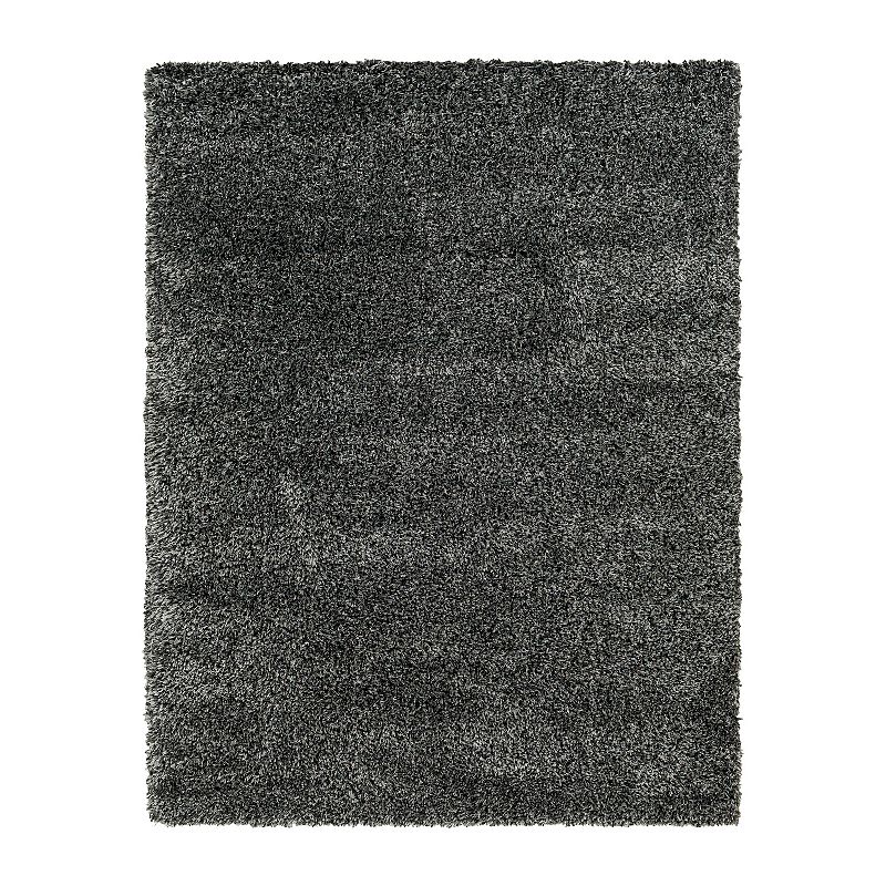 Decor 140 Barbalyn Plush Area Rug, Black, 8X10 Ft