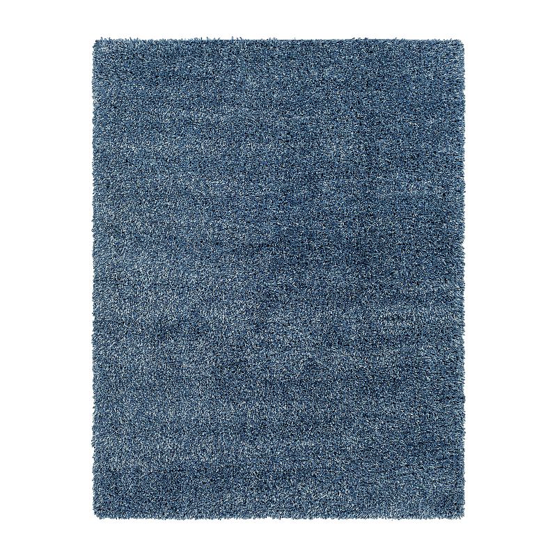 Decor 140 Barbalyn Plush Area Rug, Blue, 8X10 Ft