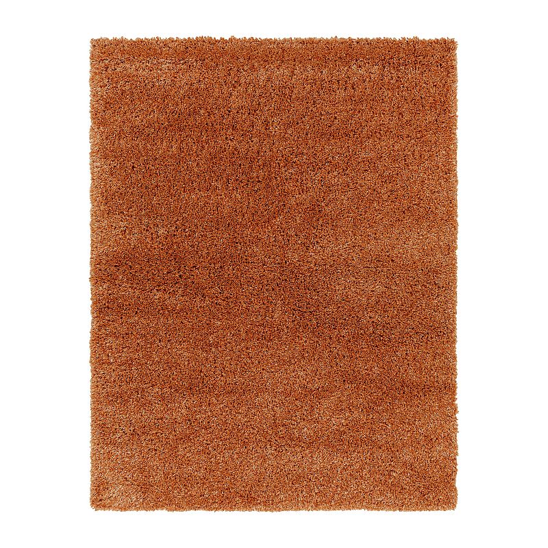 Decor 140 Barbalyn Plush Area Rug, Orange, 8X10 Ft