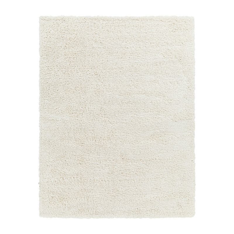 Decor 140 Barbalyn Plush Area Rug, White, 6.5X9 Ft