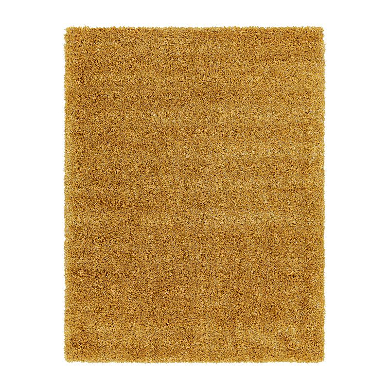 Decor 140 Barbalyn Plush Area Rug, Yellow, 8X10 Ft