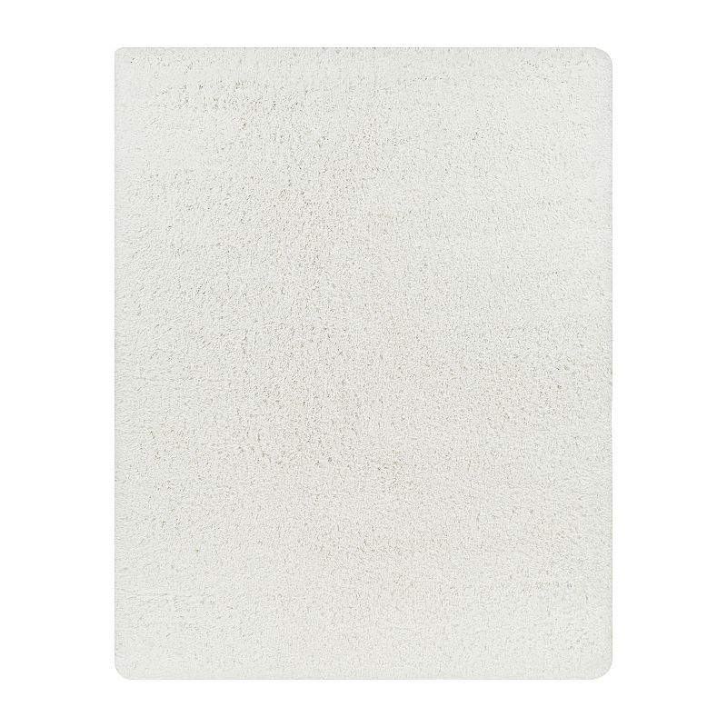 Decor 140 Barbalyn Plush Area Rug, White, 8X10 Ft