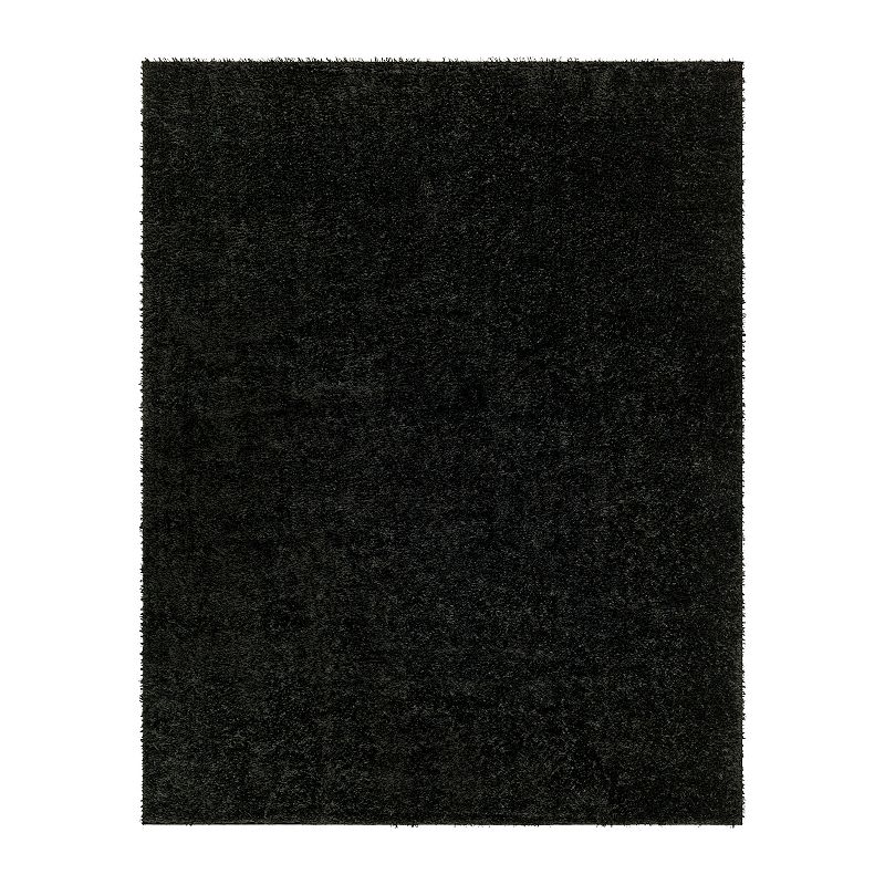 Decor 140 Calantha Plush Area Rug, Black, 8X10 Ft