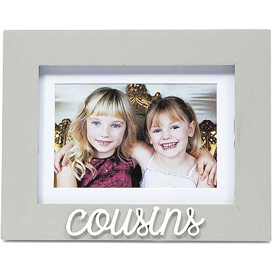 Cousins Picture Frame for 4x6 and 5x7 Inch Photos (Grey, 9 x 0.5 x 7.1 In)
