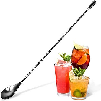 Zulay Kitchen Stainless Steel Cocktail Spoon