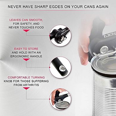 Zulay Kitchen Smooth Edge Can Opener