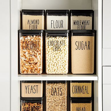 174 Piece Bathroom Labels for Containers Make Up Preprinted Vinyl Decal Stickers