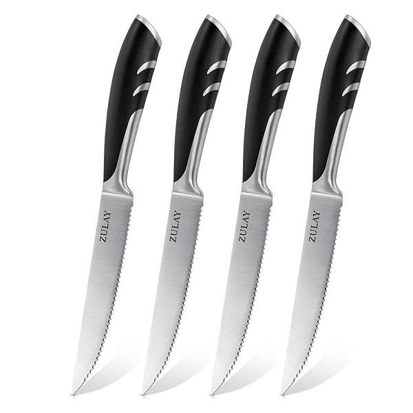 Zulay Kitchen Set of 4 Steak Knives