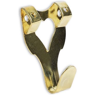100x Picture Hanger Wall Hooks with Screws for Hanging Heavy Photo Frames 1.3 In