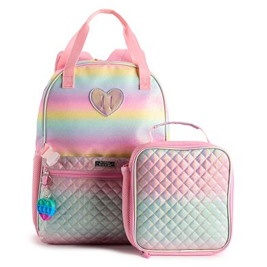 Fashion Quilted Ombre Backpack 2-Piece Set