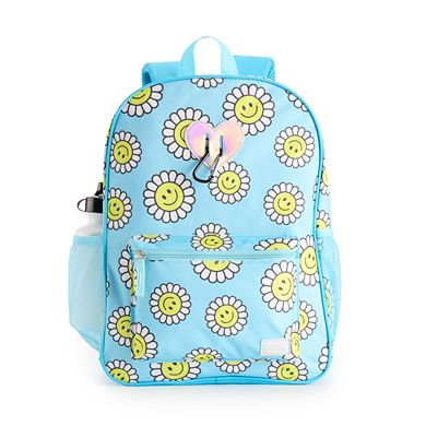 Fashion Smiley Sunflower Print Backpack 6-Piece Set