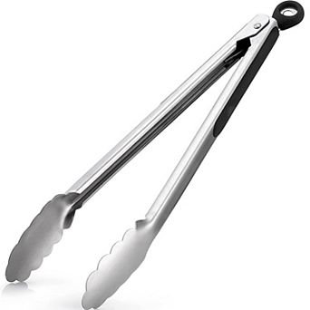 Zulay Kitchen Stainless Steel Tongs