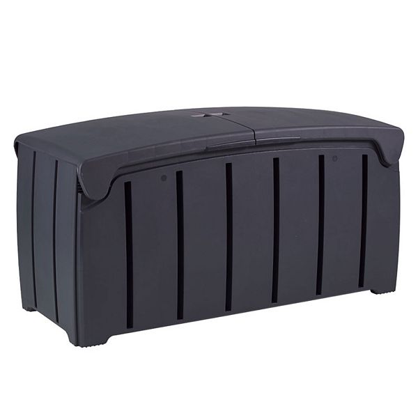Strata Products Outdoor 85 Gal/321L Garden Storage Box w/ Double Door
