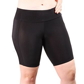 Plus Size Women's Boxer Brief With Hidden Pocket 8"