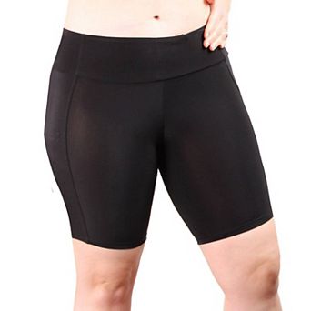 Plus Size Women's Boxer Brief With Hidden Pocket 8"