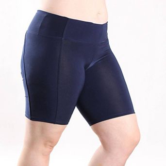 Plus Size Women's Boxer Brief With Hidden Pocket 8"