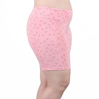 Plus Size Women's Boxer Brief With Hidden Pocket 8"