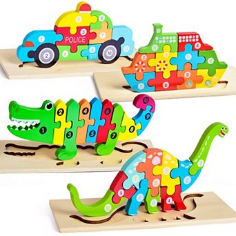 Montessori Wooden Puzzle for Toddlers