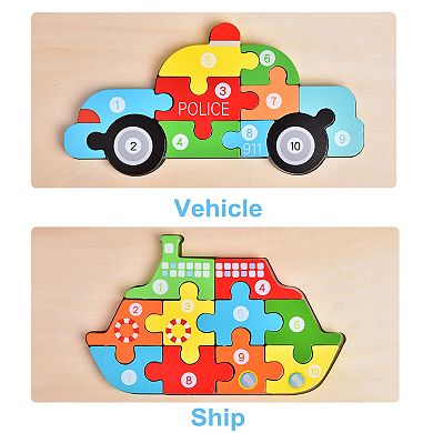 Montessori Wooden Puzzle for Toddlers