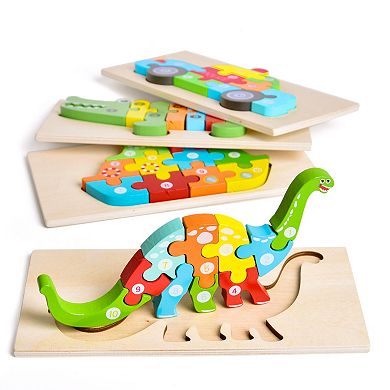 Montessori Wooden Puzzle for Toddlers