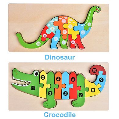 Montessori Wooden Puzzle for Toddlers