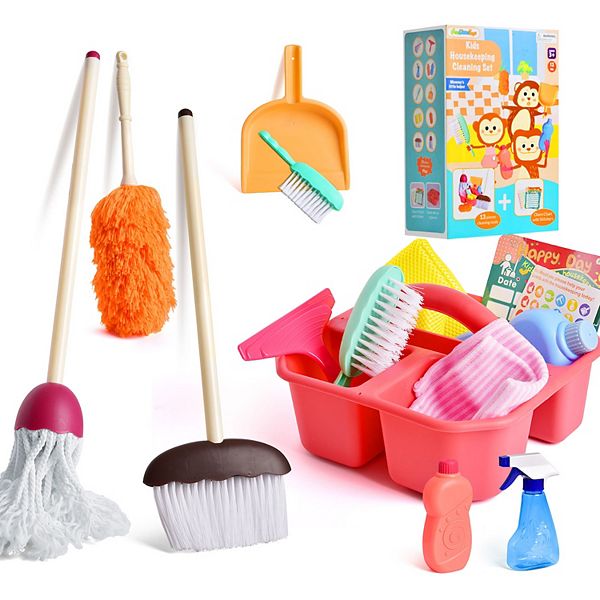 15 Pcs Kids House Cleaning Set