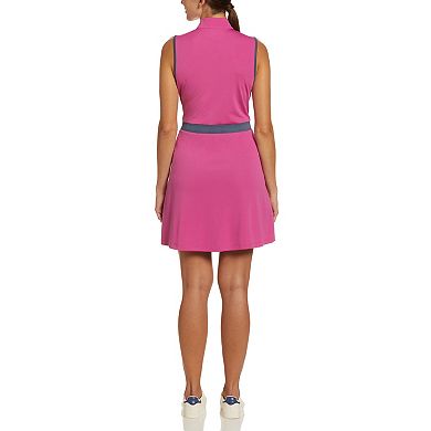 Women's Grand Slam Colorblock Sleeveless Golf Dress
