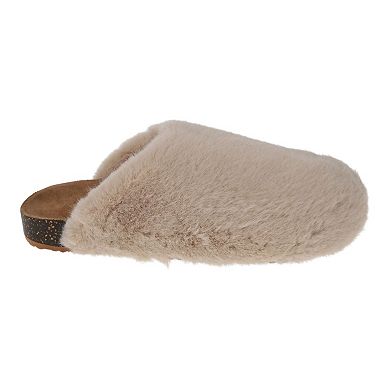 Dockers® Women's Faux-Fur Clog Slippers