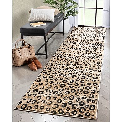 Well Woven Dulcet Leopard Print Area Rug