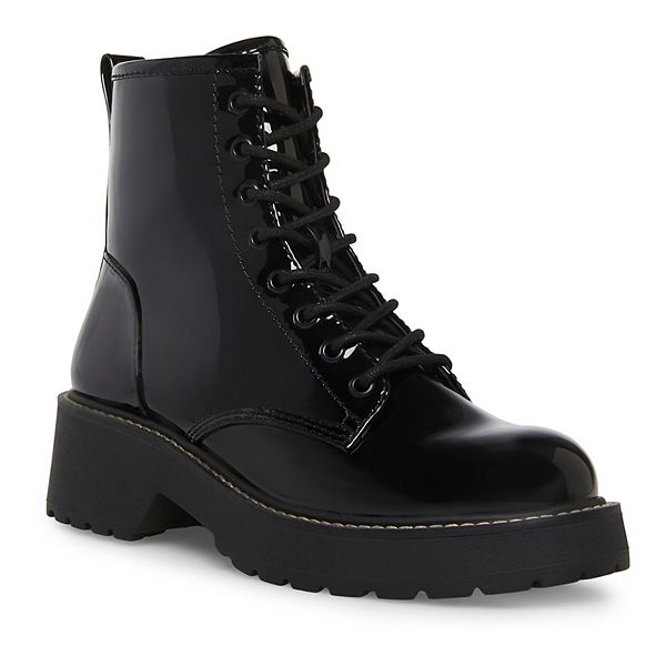 madden girl Carra Women's Platform Combat Boots