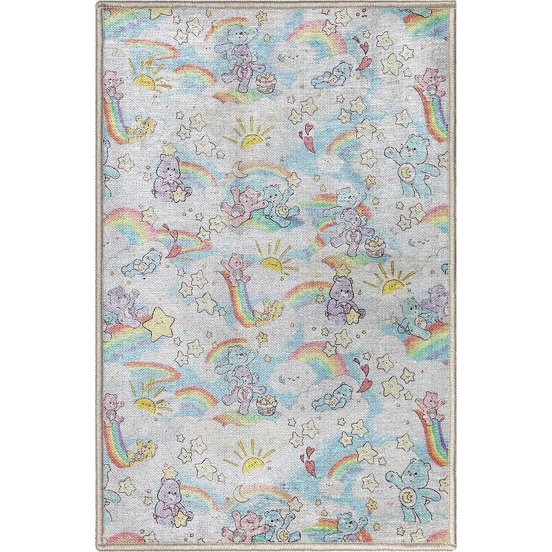 Well Woven Care Bears Rainbows In The Sky Area Rug, Multicolor, 5X7 Ft