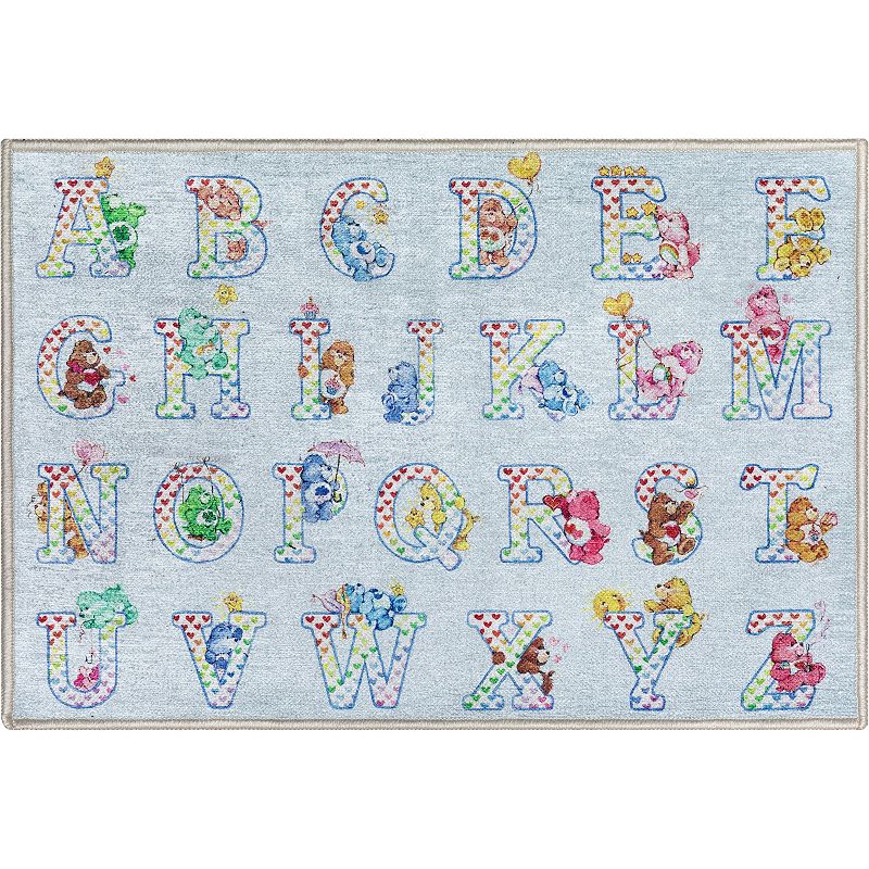 Well Woven Care Bears Alphabet Baby Area Rug, Multicolor, 5X7 Ft