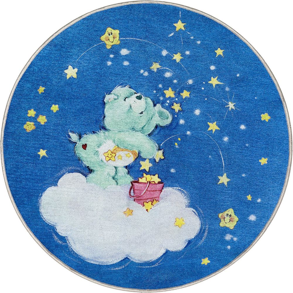Well Woven Care Bears Wishing On A Star Round Area Rug