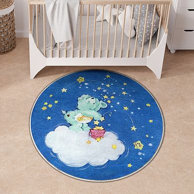 Well Woven Care Bears Wishing On A Star Round Area Rug