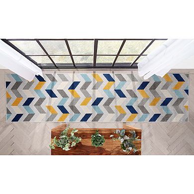 Well Woven Dorado Bela Modern Geometric Pattern Indoor/Outdoor Area Rug
