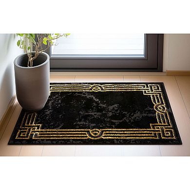 Well Woven Fairmont Huntington Mosaic Marble Pattern Area Rug