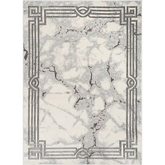 Well Woven Fairmont Huntington Mosaic Marble Pattern Area Rug